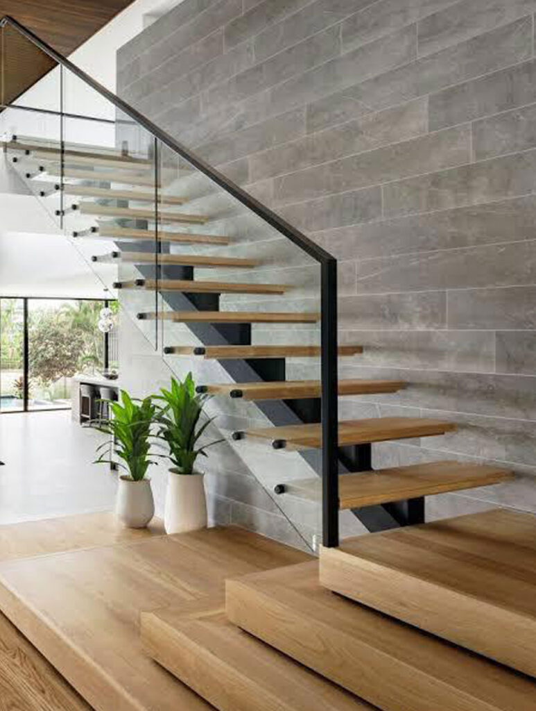 EUROPEAN ARCHITECTURAL READYMADE STAIRCASE - IONA - Stainless ...